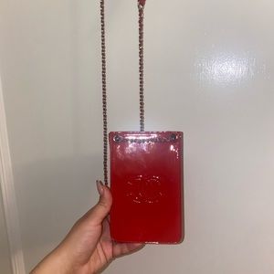 Chanel WOC red crossbody